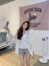 Summer Casual Shirt with Lacey Camisole  Sets